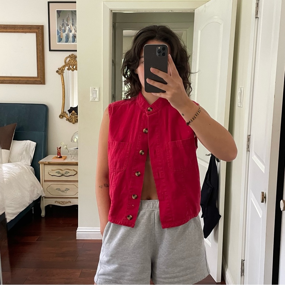 Button Down Vest - image 4